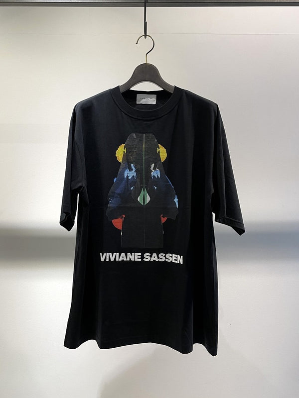 RAINMAKER × VIVIANE SASSEN /  T-SHIRT / BLACK